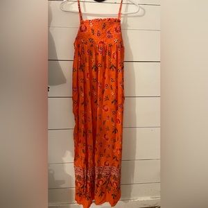 Anthropologie maxi dress. Orange. Size xs